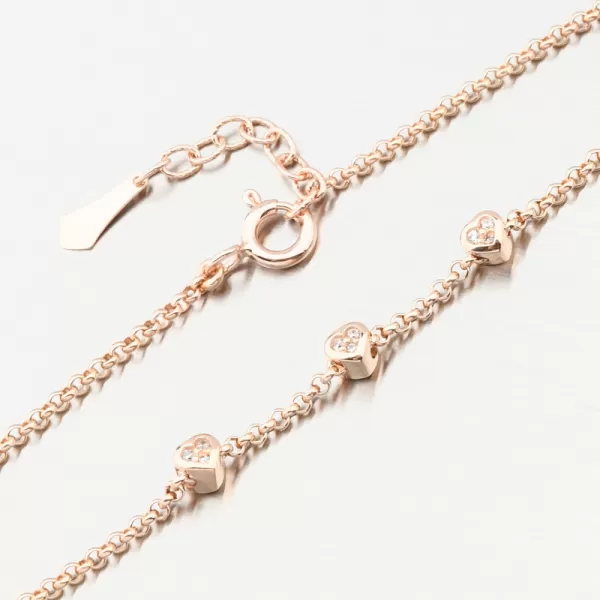 Náramek se srdíčky DZF5740-CV-ZIR