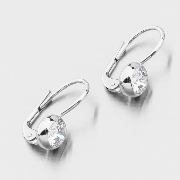 Náušnice v bílé zlatě 688P-120321