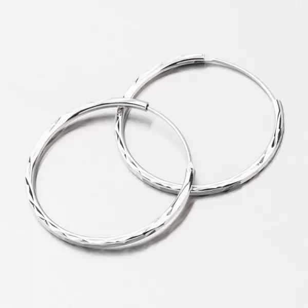 Stříbrné kruhy UCST-122097/30N