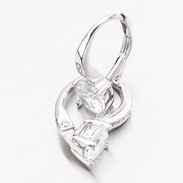 Stříbrné náušnice se zirkony PKL-2278