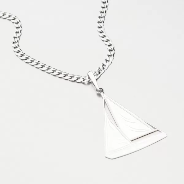 Stříbrný přívěsek plachetnice PAMŠ-130751-Ag