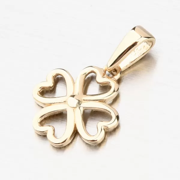 Přívěsek čtyřlístek zlato 585 GCA13-001