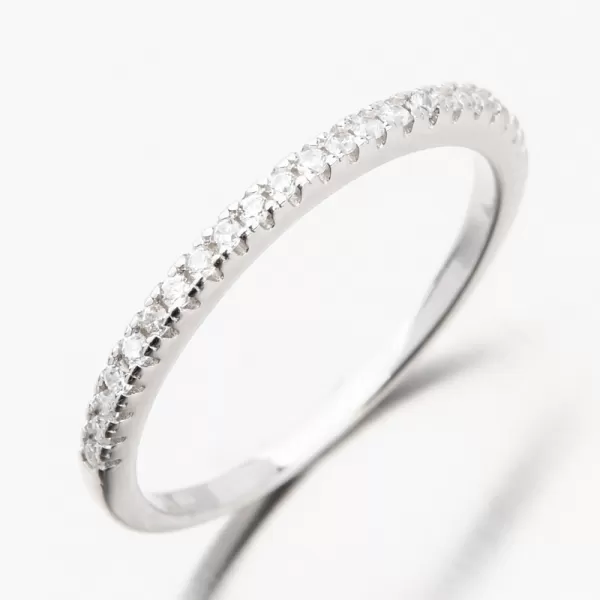 Dva stříbrné prsteny se zirkony GST-11515