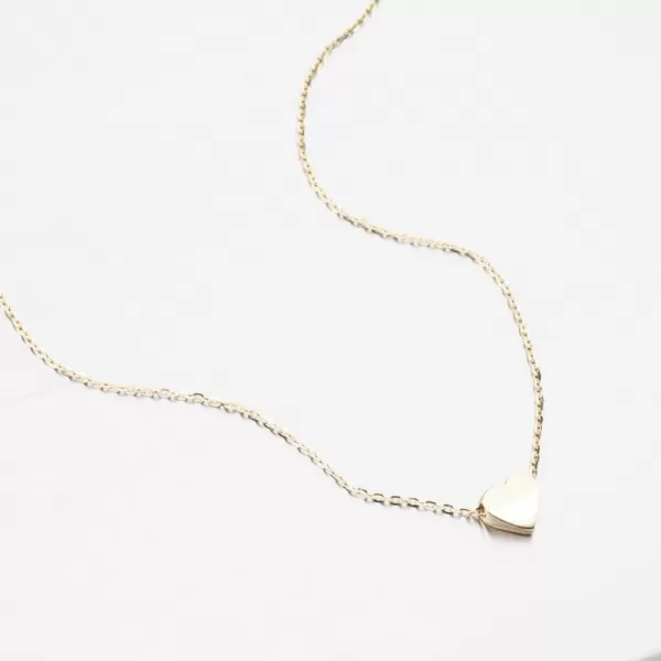 Zlatý náhrdelník se srdcem 144P-150668