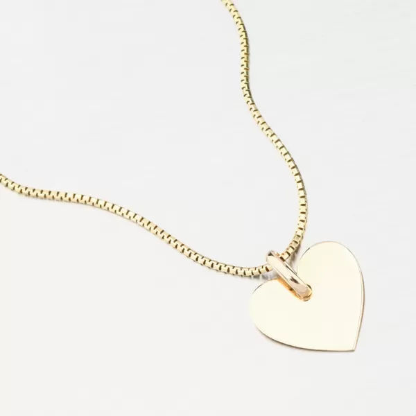 Zlatý přívěsek srdce GCA13-005