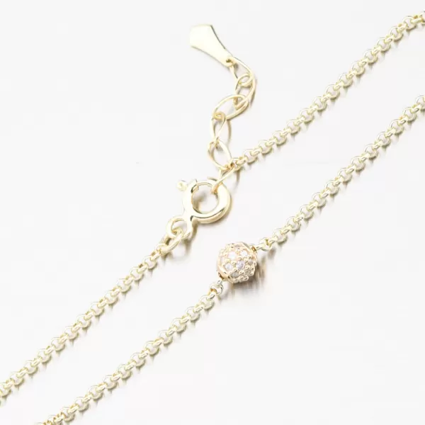 Dámský náramek žluté zlato 585 zirkon DZF5726-ZL-ZIR