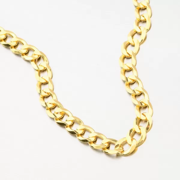 Stříbrný zlacený náramek Pancer CHRS-08-180-FLAT-CONC-AU