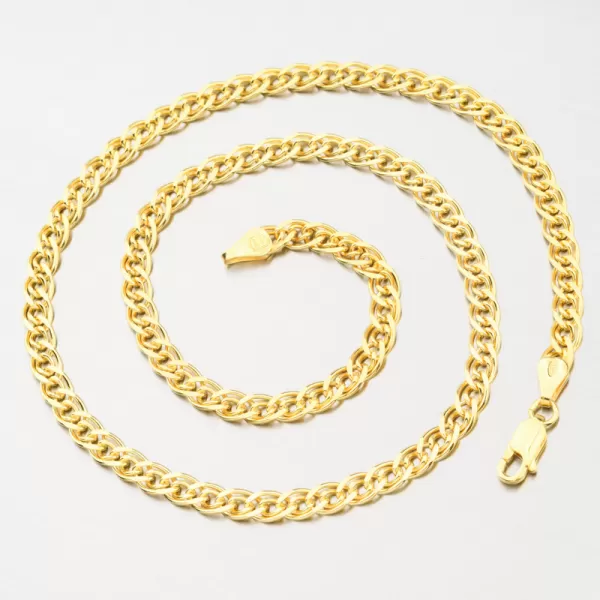 Stříbrný zlacený řetízek Grand CHRS-NONNA-080-AU