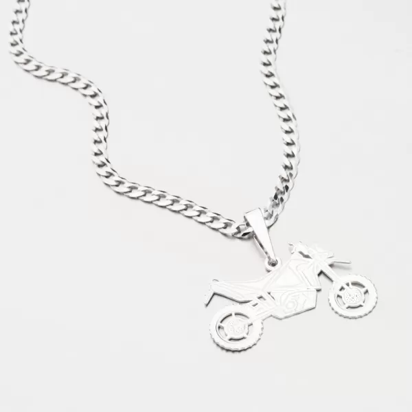 Stříbrný přívěsek motorka PAMŠ-130414-Ag