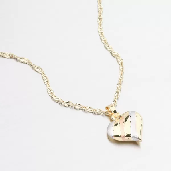 Zlatý přívěsek srdce 13R-418