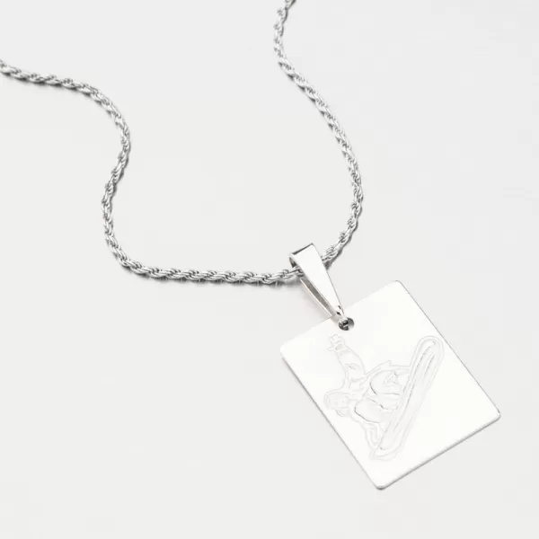 Stříbrný přívěsek snowboard PAMŠ-130750-Ag