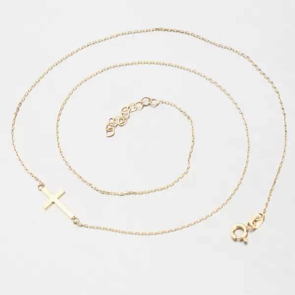 Náhrdelník s křížem zlato 585 GCA15-009