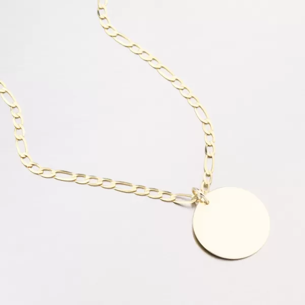 Zlatý kulatý přívěsek 53P-373-ZL