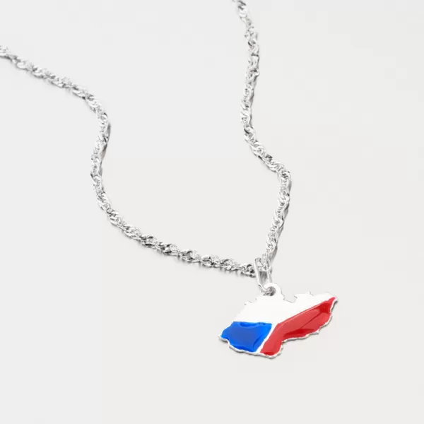 Stříbrný přívěsek Česká republika PAMŠ-132072-Ag