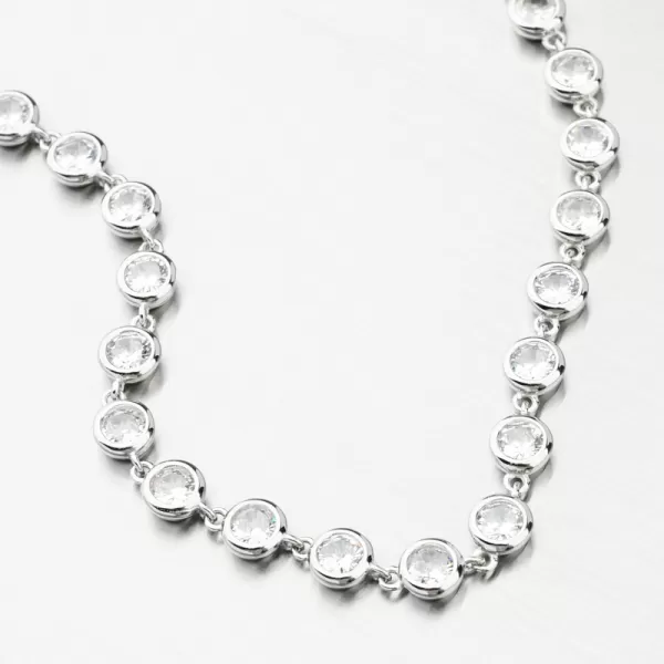 Stříbrný náramek se zirkony PKL-4014