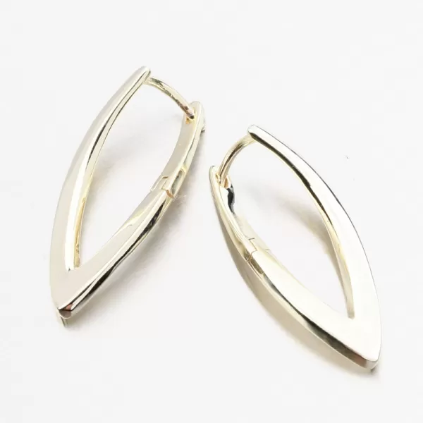 Zlacené stříbrné náušnice PKL-2271