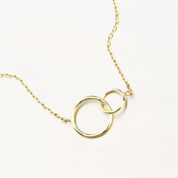 Stříbrný pozlacený náhrdelník PKL-5016