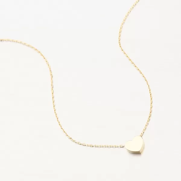 Zlatý náhrdelník se srdcem 164P-152019