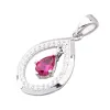 Dámský přívěsek stříbro 925 zirkon rubín PKL-3147