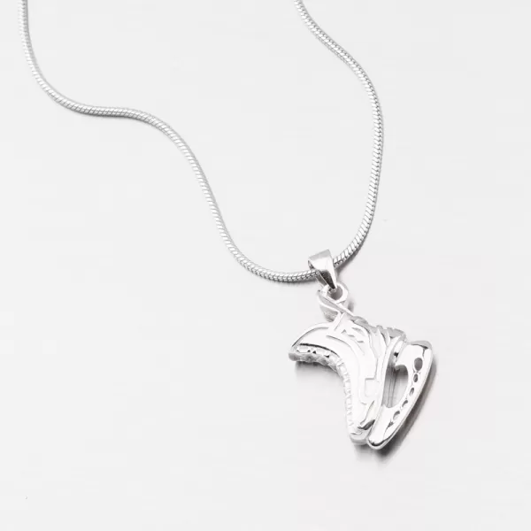 Stříbrný přívěsek brusle HST-13731