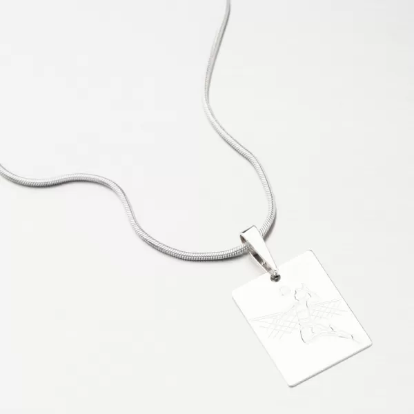 Stříbrný přívěsek volejbal PAMŠ-130776-Ag