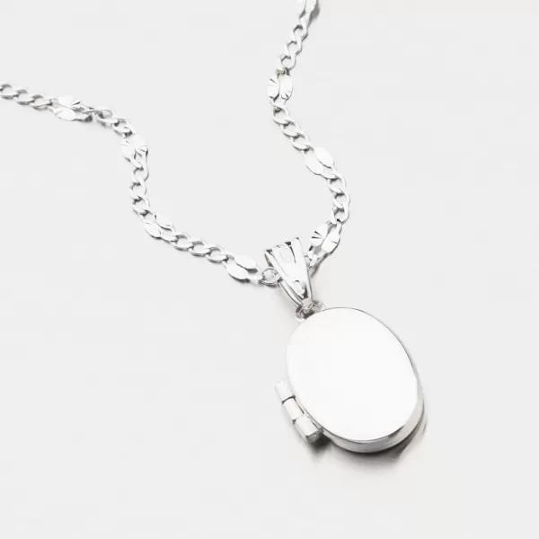 Medailon z bílého zlata na fotku 13R-409