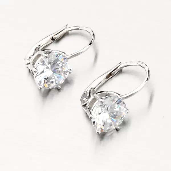 Zlaté náušnice se zirkonem 668P-120627