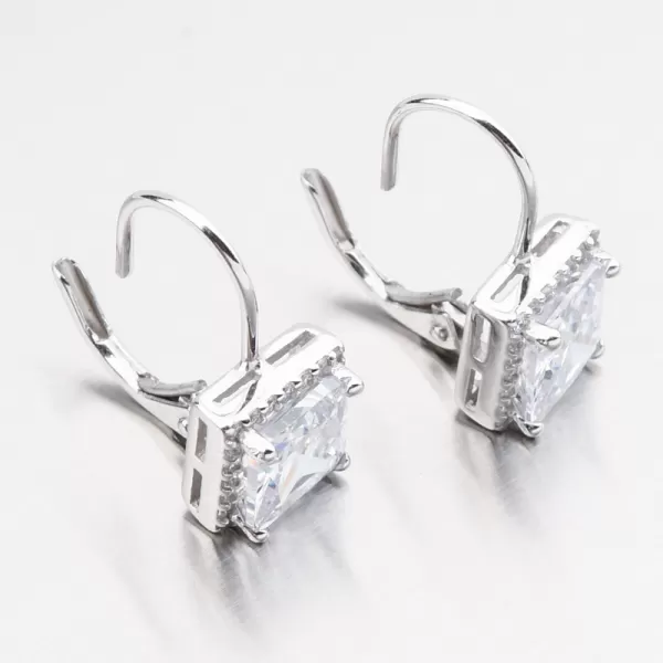 Stříbrné náušnice se zirkony PKL-2279
