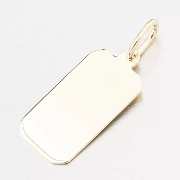 Zlatý přívěsek destička 53P-383-ZL