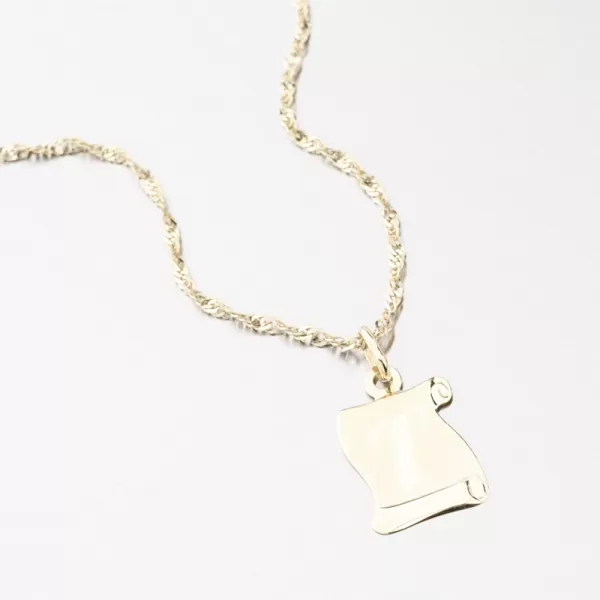 Zlatý pergamen s písmenkem T 43-2065-T