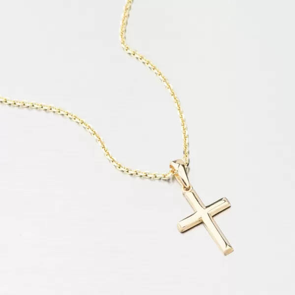 Zlatý kříž - zlato 585 GCA13-014