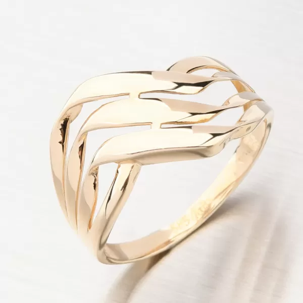 Zlatý prsten - zlato 585 GCA11-004