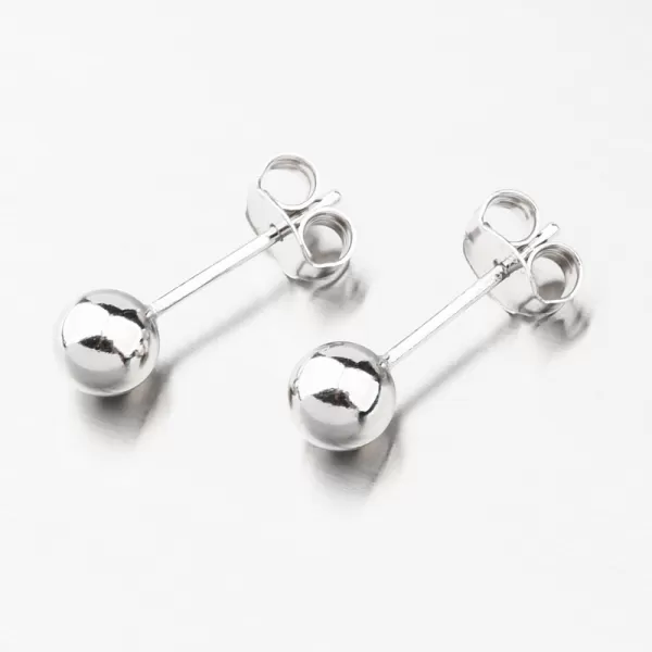 Stříbrné náušnice pecky UPST-12215-5