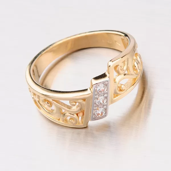 Prsten ze žlutého zlata GZ2374