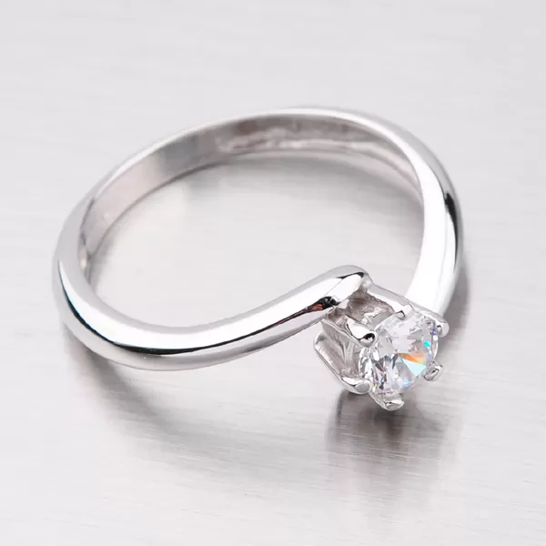 Zlatý prsten se zirkonem GZ1588B