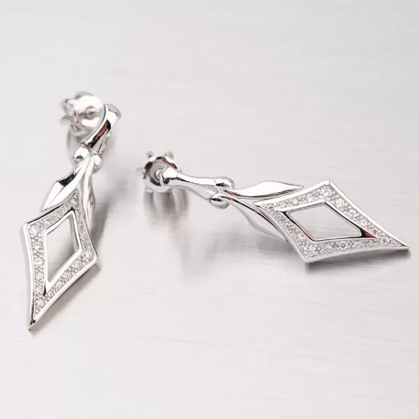 Náušnice z bílého zlata GZ2142B