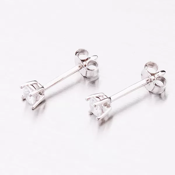 Decentní stříbrné pecky se zirkony E2402050-1905-SLX