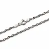 Stříbrný řetízek Lambáda s rhodiováním CHRS-15-040-Rh