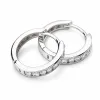 Dámské náušnice stříbro 925 zirkon kruhy 16 mm PKL-2267