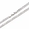 Pánský řetízek stříbro 925 figaro 3+1 CHRS-073-120-FLAT