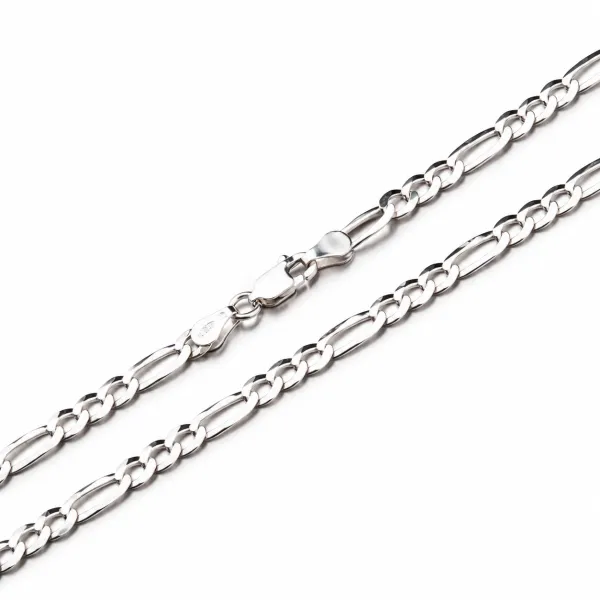 Pánský řetízek stříbro 925 figaro 3+1 CHRS-073-120-FLAT