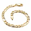 Pozlacené Figaro - stříbro 925 CHRS-073-150-FLAT-AU
