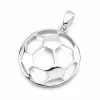 Přívěsek stříbro 925 fotbalový míč PKL-3167
