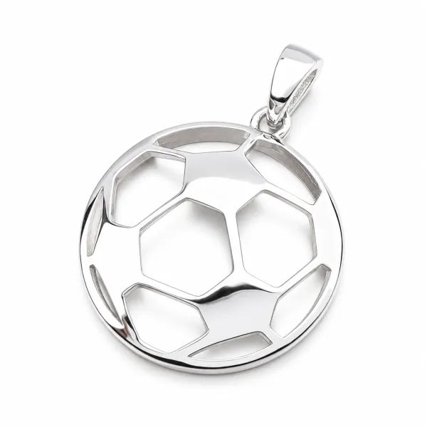 Přívěsek stříbro 925 fotbalový míč PKL-3167
