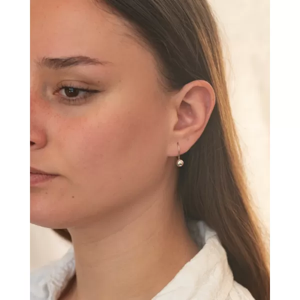 Stříbrné náušnice s kuličkou PKL-2264