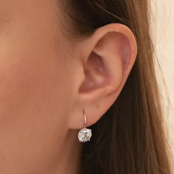 Stříbrné náušnice se zirkonem PKL-2227