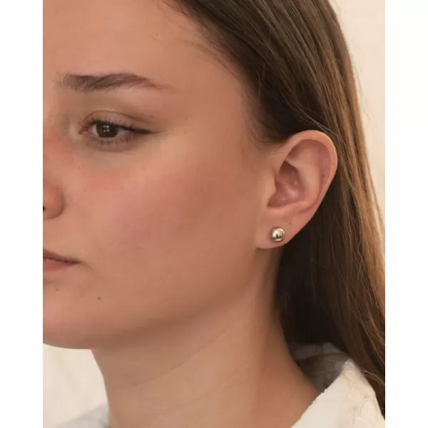 Stříbrné pecky s kuličkou PKL-2259