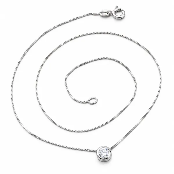 Dámský náhrdelník stříbro 925 zirkon N1300002-0871-SLX