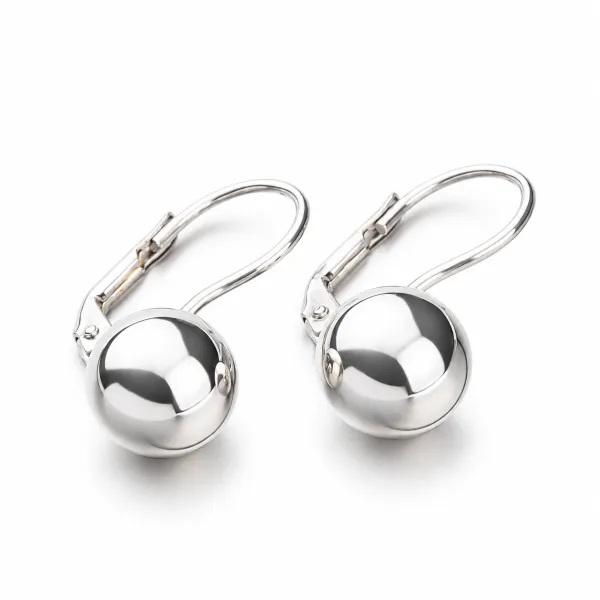 Dámské náušnice stříbro 925 kuličkou 6 mm E2102932-1132-SLX