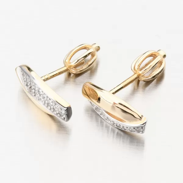 Stříbrné pecky se zirkony PKL-2249